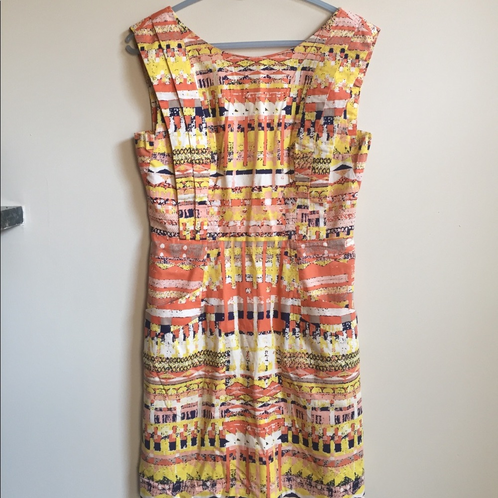 Plenty Anthropologie printed summer mini dress